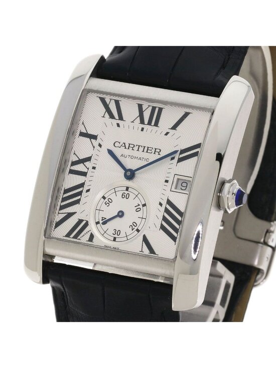 Cartier Tank MC LM Watch SS Leather main image 9
